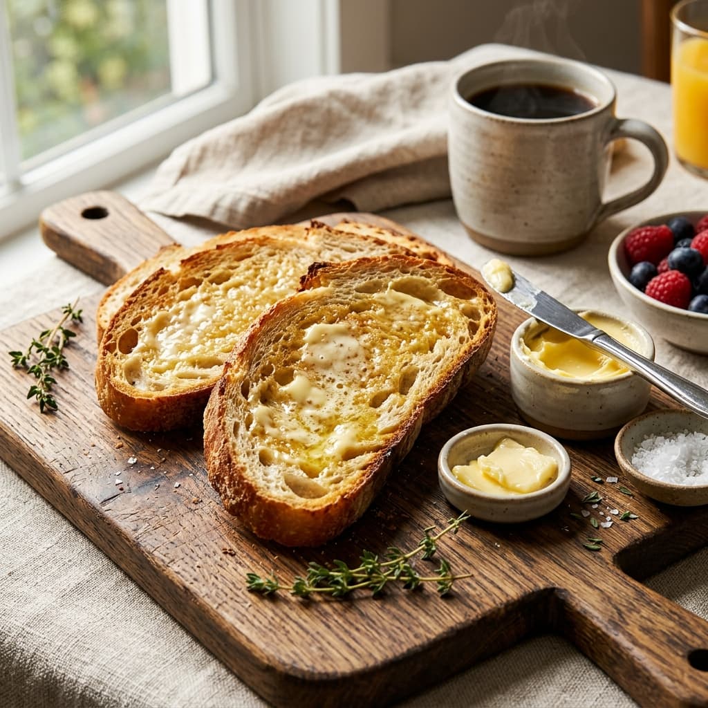 Bread with Butter (4 pcs)