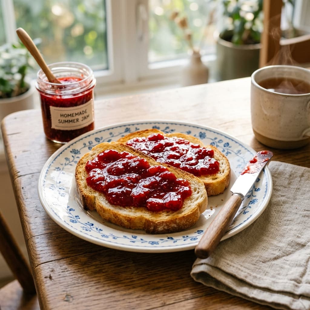 Bread with Jam (4 pcs)