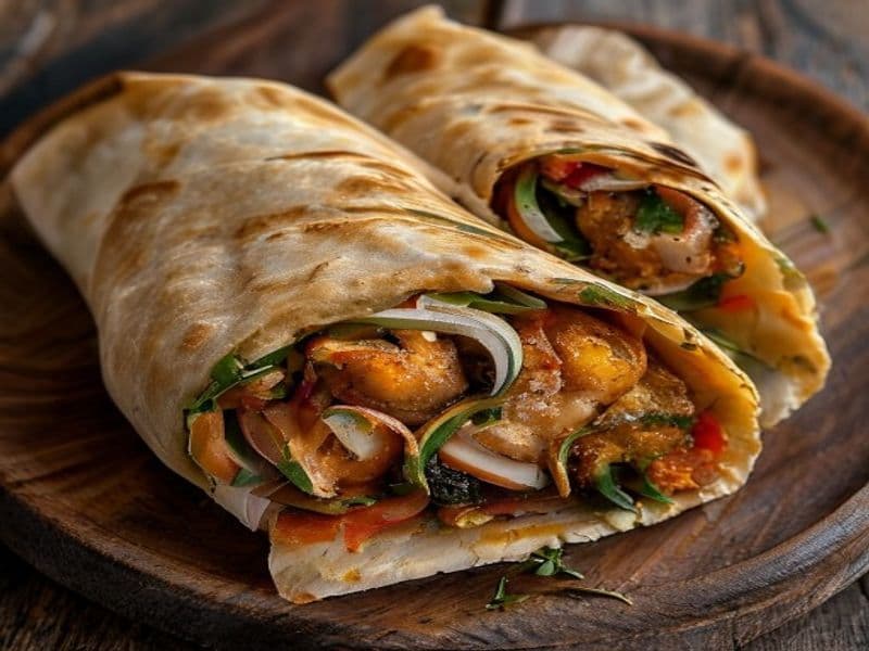 Double Egg Chicken Roll