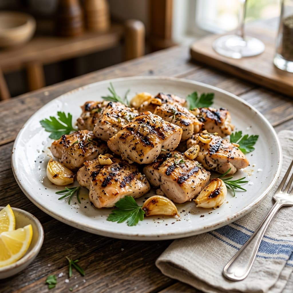 Garlic Chicken(Oil free)