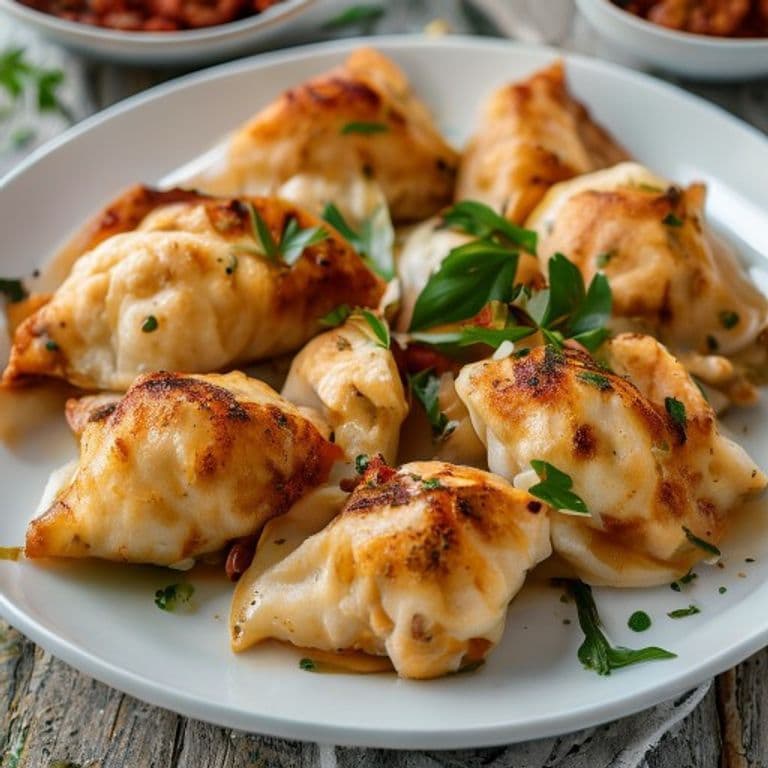 Pan Fried Chicken Momo (5 pcs)