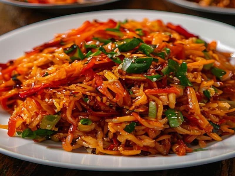 Schezwan Fried Rice (Veg)